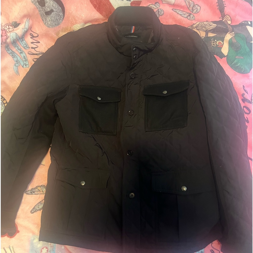 Black Banana Republic wool jacket XL